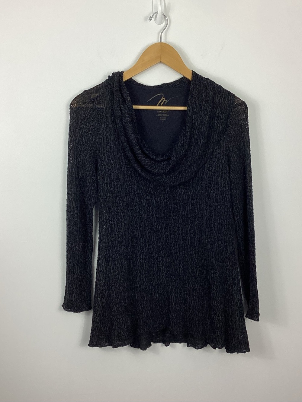 Miraclebody By Miraclesuit Cowl Neck Tunic Top Size Small